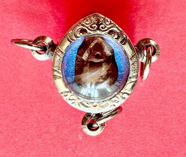 พระปิดตาหัวปลาไหล ฝังตะกรุดทอง. ลพ.แก้ว วัดปากทะเล. A28