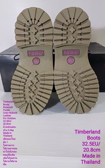 Timberland Boots For Children 32.5EU(20.8cm) ของแท้ มือ 1 สภาพเยี่ยม, รองเท้า Timberland ใหม่ นำไปเย็บรอบขอบพื้นให้ทนทานใช้งานได้นานขึ้น รูปที่ 10