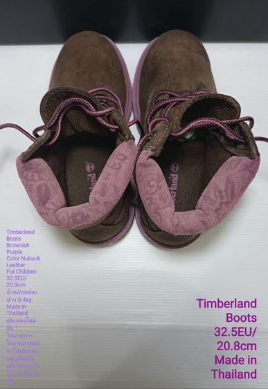 Timberland Boots For Children 32.5EU(20.8cm) ของแท้ มือ 1 สภาพเยี่ยม, รองเท้า Timberland ใหม่ นำไปเย็บรอบขอบพื้นให้ทนทานใช้งานได้นานขึ้น รูปที่ 16