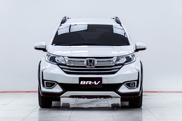 Honda BR-V 2021 1.5 SV Utility-car เบนซิน ไม่ติดแก๊ส เกียร์อัตโนมัติ ขาว รูปที่ 4