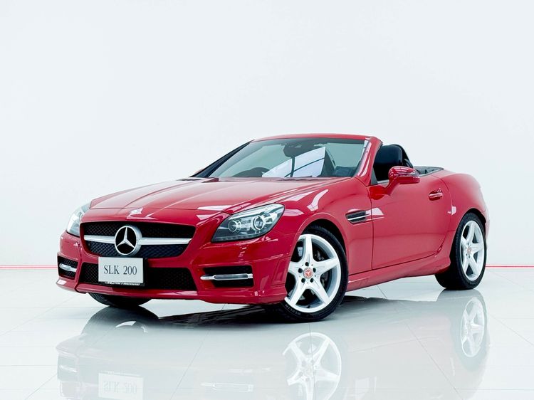 รถ Mercedes-Benz SLK-Class SLK200 สี แดง