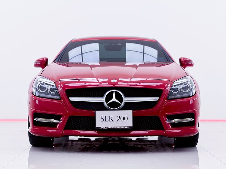 Mercedes-Benz SLK-Class 2016 SLK200 Sedan เบนซิน ไม่ติดแก๊ส เกียร์อัตโนมัติ แดง รูปที่ 3