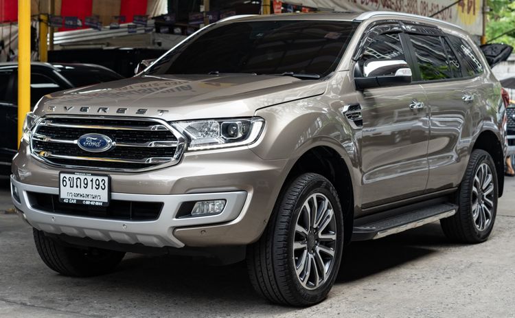 Ford Everest 2020 2.0 Bi-Turbo Titanium+ 4WD Utility-car ดีเซล ไม่ติดแก๊ส เกียร์อัตโนมัติ น้ำตาล รูปที่ 2