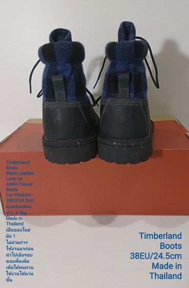 Timberland Boots, Unisex 38EU(24.5cm) ของแท้ มือ 1 สภาพเยี่ยม, รองเท้า Timberland ใหม่ นำไปเย็บรอบขอบพื้นเพิ่มให้ทนทานใช้งานได้นานขึ้น รูปที่ 12