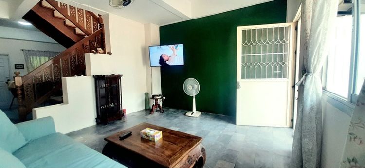 สร้างเสร็จก่อน 2010 ตกแต่งครบ บ้าน ทาวเฮ้าส์ 2 ชั้น หางดง เชียงใหม่ รูปที่ 2