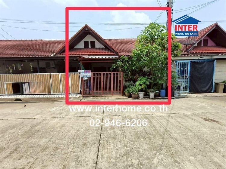 ทาวน์เฮ้าส์ 1 ชั้น 18 ตร.ว. หมู่บ้านอุบลชาติกรีนวิลล์ โครงการ1 ถนนปทุมธานี-บางเลน ถนนบางบัวทอง-สุพรรณบุรี ลาดหลุมแก้ว ปทุมธานี