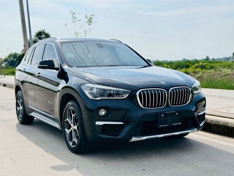 BMW X1 2017 1.5 sDrive18i xLine Utility-car เบนซิน ไม่ติดแก๊ส เกียร์อัตโนมัติ ดำ รูปที่ 3