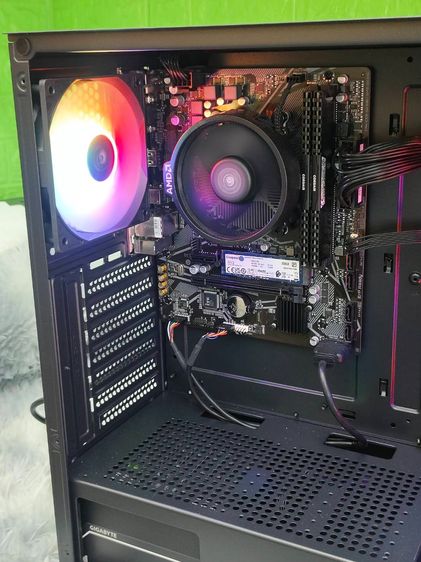 ชุดคอมพิวเตอร์พร้อมจออุปกรณ์ครบ CPU RYZEN5 RAM16 SSD 256GB พร้อมจอ 24" กล่องประกันครบชุด รูปที่ 4