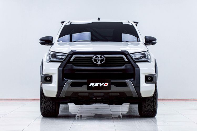 Toyota Hilux Revo 2022 Smart Cab Prerunner 2x4 2.4 Rocco Pickup ดีเซล ไม่ติดแก๊ส เกียร์อัตโนมัติ ขาว รูปที่ 4