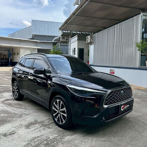 Toyota Corolla Cross 2021 1.8 Hybrid Premium Safety Sedan ไฮบริด ไม่ติดแก๊ส เกียร์อัตโนมัติ ดำ