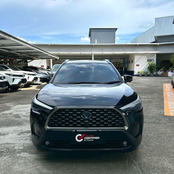 Toyota Corolla Cross 2021 1.8 Hybrid Premium Safety Sedan ไฮบริด ไม่ติดแก๊ส เกียร์อัตโนมัติ ดำ รูปที่ 3