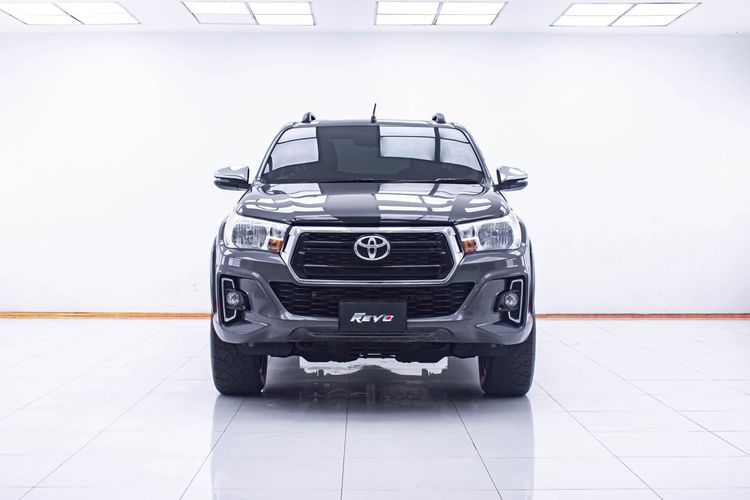 Toyota Hilux Revo 2019 2.4 J Plus Prerunner Pickup ดีเซล ไม่ติดแก๊ส เกียร์ธรรมดา เทา รูปที่ 4