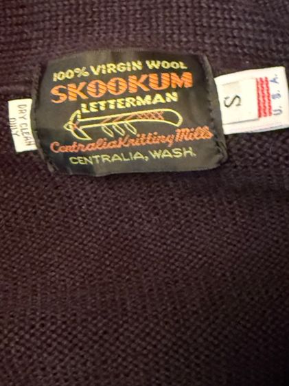Hoodie knit cardigan made in USA  รูปที่ 3