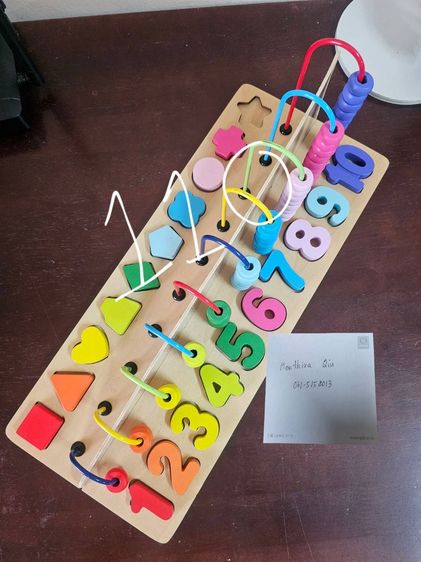 ของเล่นไม้บทบาทสมมุต ของเล่นเสริมพัฒนาการเด็ก มีหลายราคาในภาพ ไม่รวมค่าส่ง สนใจทักแชทนะคะ รูปที่ 10