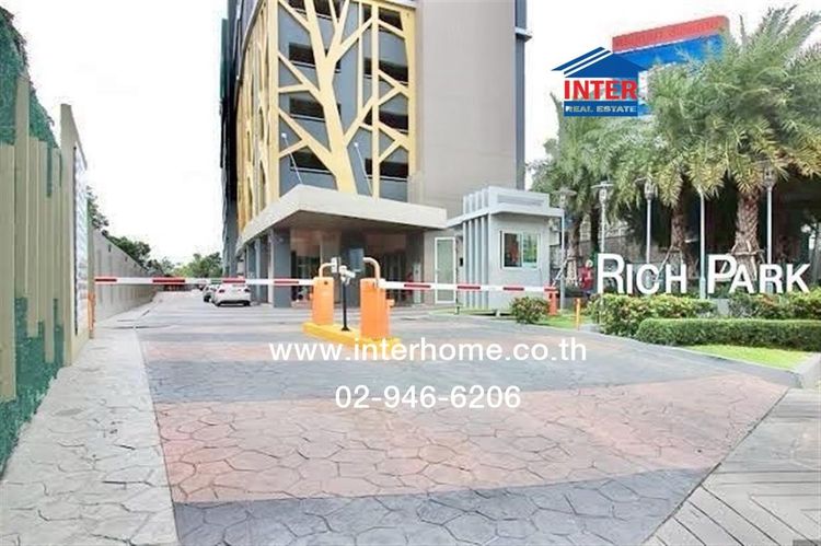 คอนโดมิเนียม 30.44 ตร.ม. ริชพาร์ค แอท เจ้าพระยา ใกล้ MRTไทรม้า ถนนงามวงศ์วาน ถนนรัตนาธิเบศร์ ไทรน้อย นนทบุรี