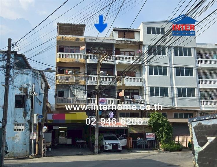 อาคารพาณิชย์ 4.5 ชั้น 32 ตร.ว. อาคารพาณิชย์ ซอยสำโรงเหนือ7 (ซอยสันติคาม8) ถนนสุขุมวิท113 ถนนเทพารักษ์ เมืองสมุทรปราการ สมุทรปราการ