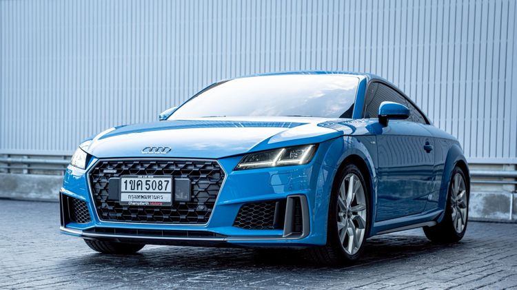 Audi Audi TT  2020 2.0 TFSI Quattro S Line 4WD Sedan เบนซิน ไม่ติดแก๊ส เกียร์อัตโนมัติ ฟ้า รูปที่ 3