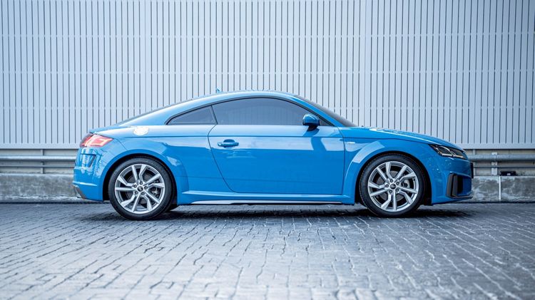 Audi Audi TT  2020 2.0 TFSI Quattro S Line 4WD Sedan เบนซิน ไม่ติดแก๊ส เกียร์อัตโนมัติ ฟ้า รูปที่ 4