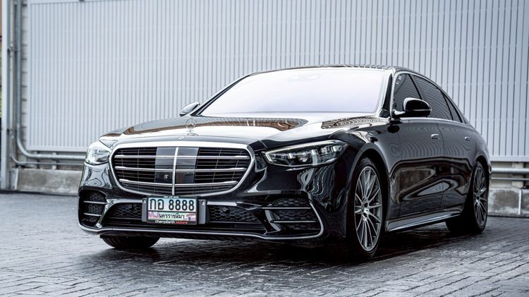 Mercedes-Benz S-Class 2022 S560 Sedan ปลั๊กอินไฮบริด (PHEV) ไม่ติดแก๊ส เกียร์อัตโนมัติ ดำ รูปที่ 3