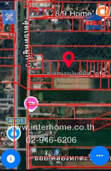 ไม่ใช่ ที่ดินเปล่า 3 ไร่ ที่ดินเปล่า ซอยคลองหกตะวันออก86 ใกล้มหาวิทยาลัยราชมงคลธัญบุรี ถนนรังสิตนครนายก ถนนเลียบคลองหก คลองหลวง ปทุมธานี รูปที่ 3