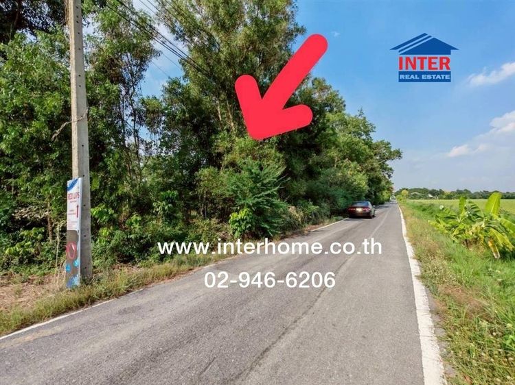 ไม่ใช่ ที่ดินเปล่า 3 ไร่ ที่ดินเปล่า ซอยคลองหกตะวันออก86 ใกล้มหาวิทยาลัยราชมงคลธัญบุรี ถนนรังสิตนครนายก ถนนเลียบคลองหก คลองหลวง ปทุมธานี รูปที่ 2