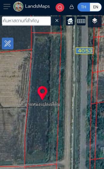 ที่ดินบ้านหมี่ ลพบุรี (ติดถนน 4053) เนื้อที่ 1,457.4 ตารางวา รูปที่ 3