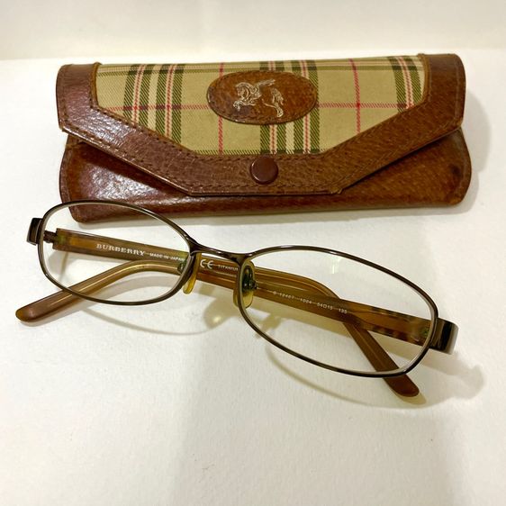 BURBERRY กรอบแว่นแบรนด์แท้ ผลิตในญี่ปุ่น รูปที่ 2