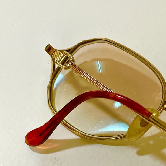 YSL. YVES SAINT LAURENT แท้ หุ้มทองแท้14k.กรอบแว่นตา รูปที่ 9