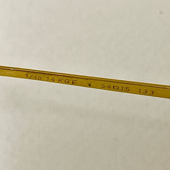 YSL. YVES SAINT LAURENT แท้ หุ้มทองแท้14k.กรอบแว่นตา รูปที่ 18