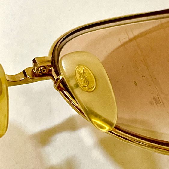 YSL. YVES SAINT LAURENT แท้ หุ้มทองแท้14k.กรอบแว่นตา รูปที่ 15