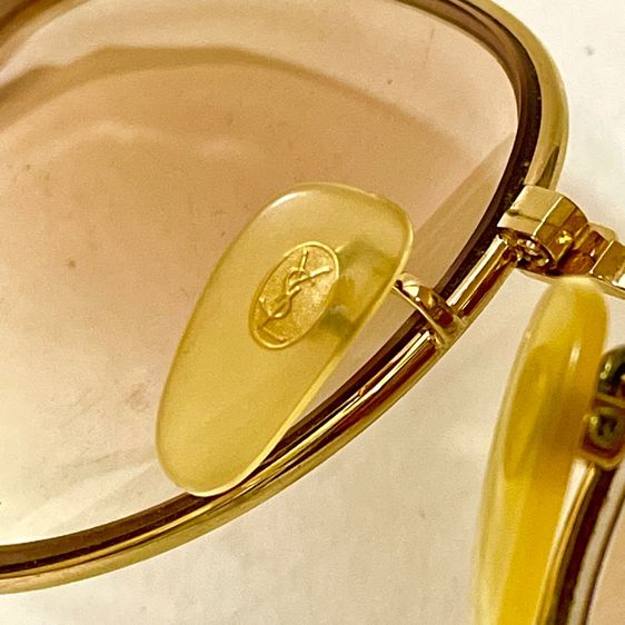 YSL. YVES SAINT LAURENT แท้ หุ้มทองแท้14k.กรอบแว่นตา รูปที่ 14