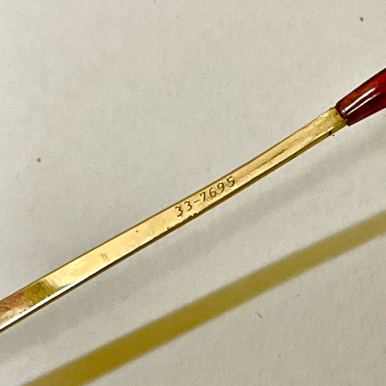 YSL. YVES SAINT LAURENT แท้ หุ้มทองแท้14k.กรอบแว่นตา รูปที่ 17