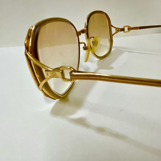 YSL. YVES SAINT LAURENT แท้ หุ้มทองแท้14k.กรอบแว่นตา รูปที่ 7