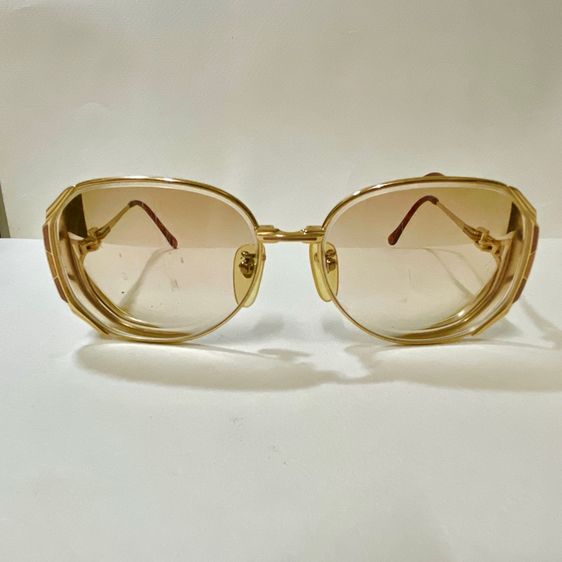 YSL. YVES SAINT LAURENT แท้ หุ้มทองแท้14k.กรอบแว่นตา รูปที่ 4