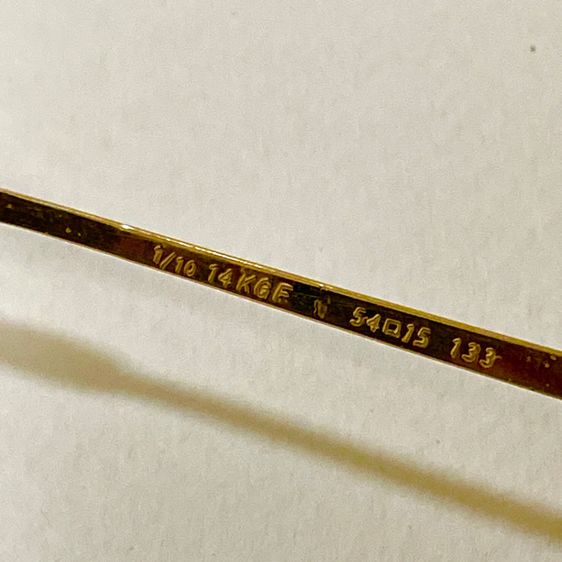 YSL. YVES SAINT LAURENT แท้ หุ้มทองแท้14k.กรอบแว่นตา รูปที่ 16