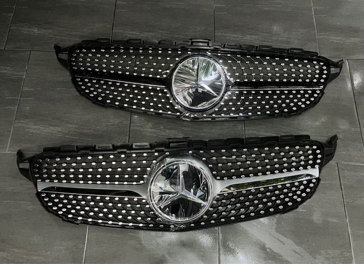 กระจังหน้า Benz W205 Diamond AMG ใส่ C Class Coupe และ Sedan รถรุ่นเรด้า MinorChange ปี 2018 2019 2020 2021 รูปที่ 12