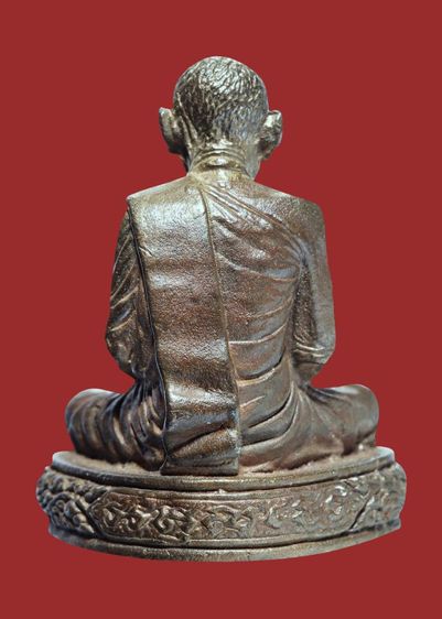 พระกริ่งรูปเหมือนหลวงปู่ดุลย์ อตุโล วัดบูรพาราม ก้นช้างชูดอกบัว 3 ดอก เนื้อนวะโลหะ รูปที่ 14