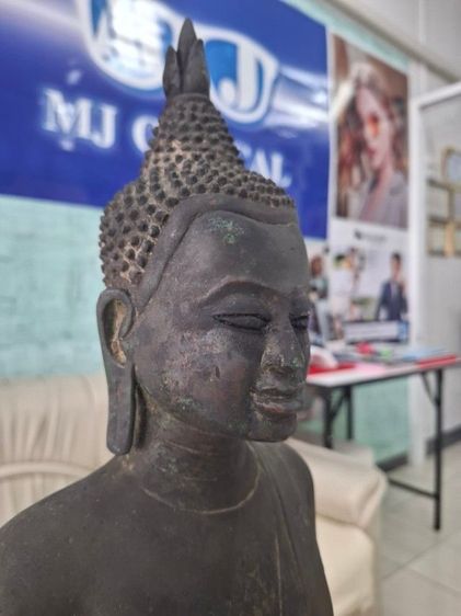 🚩(มาใหม่) พระบูชา ศิลปะ อู่ทอง ปางลีลา เนื้อสัมฤทธิ์เก่าโบราณ รูปที่ 8