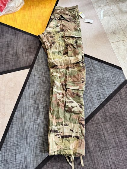 กางเกงทหารลายมัลติแคมผ้ากันไฟแท้ USA 🇺🇸  รูปที่ 5