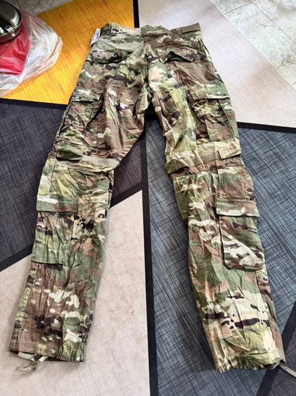 กางเกงทหารลายมัลติแคมผ้ากันไฟแท้ USA 🇺🇸  รูปที่ 2