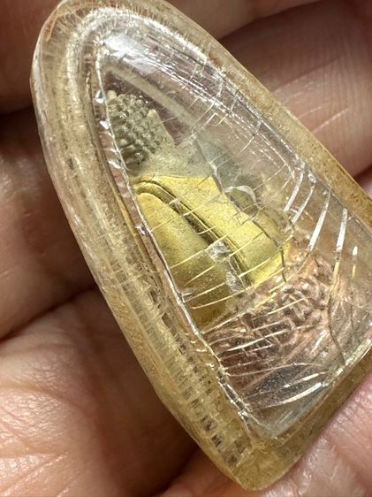 พระชัยวัฒน์ไพรีพินาศ เนื้อเงินชุบสามกษัตริย์ ฉลองพระชนมายุ 84 พรรษา สมเด็จพระสังฆราช สกลมหาสังฆปริณายก วัดบวรนิเวศวิหาร ปี2540 รูปที่ 5