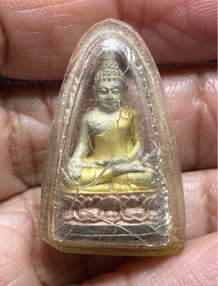 พระชัยวัฒน์ไพรีพินาศ เนื้อเงินชุบสามกษัตริย์ ฉลองพระชนมายุ 84 พรรษา สมเด็จพระสังฆราช สกลมหาสังฆปริณายก วัดบวรนิเวศวิหาร ปี2540