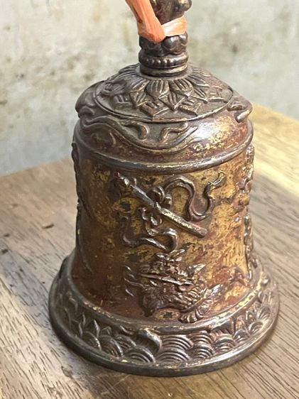 ระฆัง จีนลาย แปดวิเศษของโป๊ยเซียนทองเหลืองสะสมA3 รูปที่ 16