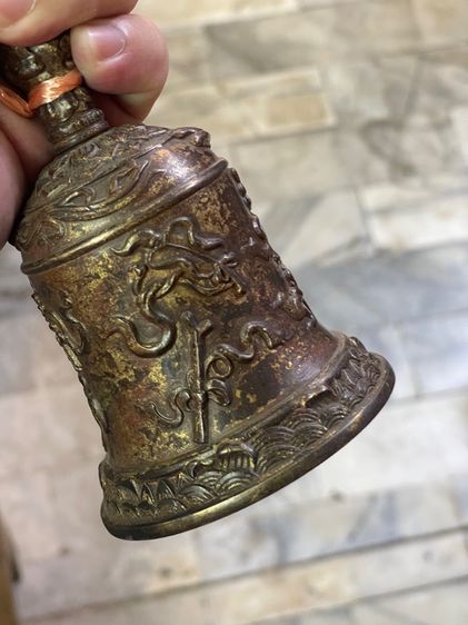 ระฆัง จีนลาย แปดวิเศษของโป๊ยเซียนทองเหลืองสะสมA3 รูปที่ 10