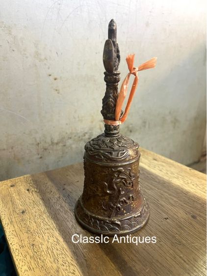 ระฆัง จีนลาย แปดวิเศษของโป๊ยเซียนทองเหลืองสะสมA3 รูปที่ 8