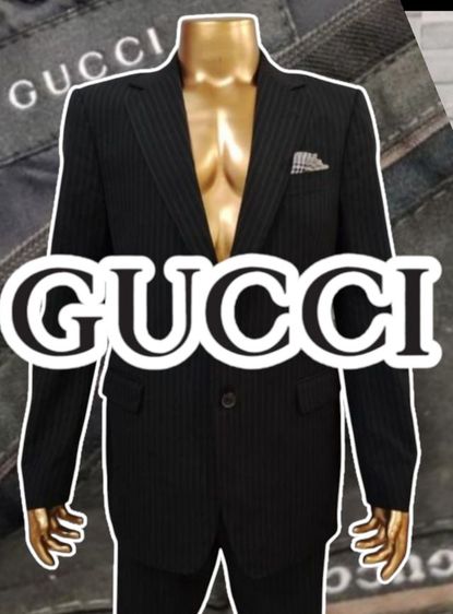 ดำ XL แขนยาว สูท GUCCI🧥🇮🇹.พรีเมี่ยมอิตาลี