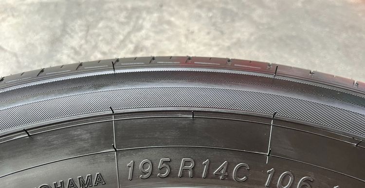 ✨ยางป้ายแดง✨195R14 Yokohama♨️ปลายปี 24♨️💖สวยกริ๊บ💖 รูปที่ 4
