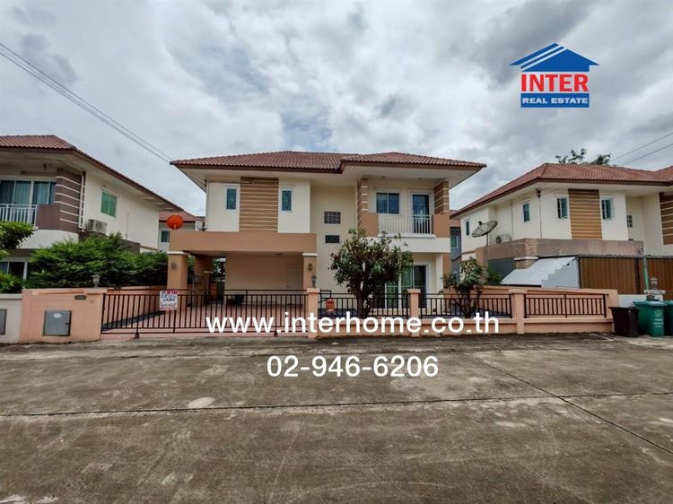 ตกแต่งครบ ไม่ใช่ บ้านเดี่ยว 2 ชั้น 53.9 ตร.ว. หมู่บ้านภูมิสิริรังสิต คลอง4 ถนนรังสิต-นครนายก ถนนเลียบคลอง4 คลองหลวง ปทุมธานี