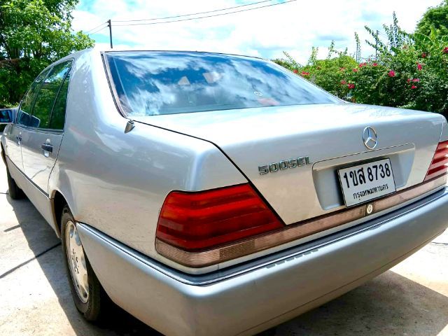 Mercedes-Benz S-Class 1993 S500 Sedan เบนซิน ไม่ติดแก๊ส เกียร์อัตโนมัติ เทา รูปที่ 4