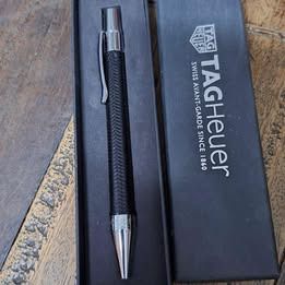 TAG Heuer Ballpoint Pen Novelty Swiss Avant-Garde Since 1860, ของแท้ เก็บนานหมึกแห้ง สะสม ขายถูก รูปที่ 2